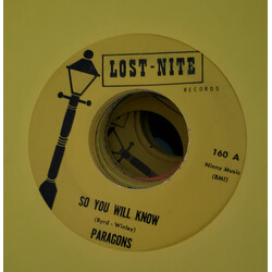 The Paragons (2) So You Will Know / Don't Cry Baby USED VINYL 7INCH 45 RPM SINGLE REISSUE