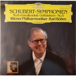Franz Schubert / Karl Böhm / Wiener Philharmoniker Symphonien No. 8 "Unvollendete · Unfinished" ·  No. 5 Vinyl LP USED