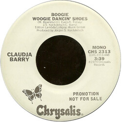 Claudja Barry Boogie Woogie Dancin' Shoes USED VINYL 7INCH 45 RPM SINGLE ETCHED PROMO STEREO MONO