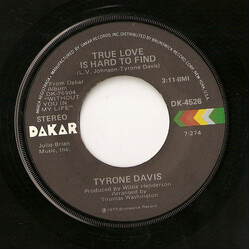 Tyrone Davis True Love Is Hard To Find / Wrapped Up In Your Warm And Tender Love USED VINYL 45 RPM 7INCH