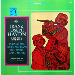 Joseph Haydn / Jean-Pierre Rampal / Robert Veyron-Lacroix Sonatas For Flute And Piano In C Major And G Major Vinyl LP USED