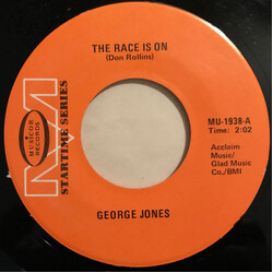 George Jones (2) The Race Is On USED VINYL 7INCH SINGLE REISSUE