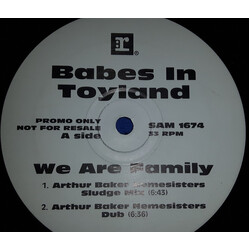 Babes In Toyland We Are Family USED VINYL 12INCH 33 S RPM PROMO