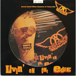 Aerosmith Livin' On The Edge VINYL 12" USED