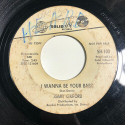 Jimmy Gilford I Wanna Be Your Baby / Heartbreaker USED VINYL 7INCH 45 RPM SINGLE PROMO