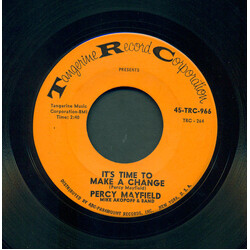 Percy Mayfield / Mike Akopoff & Band It's Time To Make A Change / We Both Must Cry USED VINYL 7INCH 45 RPM SINGLE
