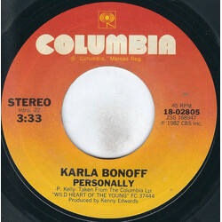 Karla Bonoff Personally / Dream USED VINYL 7INCH 45 RPM SINGLE STYRENE