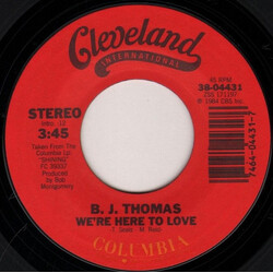 B.J. Thomas The Whole World's In Love When You're Lonely USED VINYL 7INCH 45 RPM SINGLE STYRENE STEREO