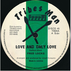 Fred Locks Love And Only Love / Stricker Ishion USED VINYL 12INCH 45 RPM