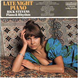 Rick Stevens, His Piano & Rhythm Late Night Piano Vinyl LP USED