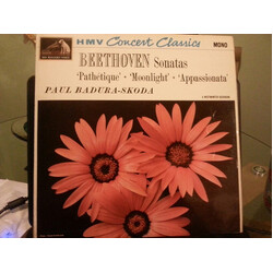 Ludwig van Beethoven / Paul Badura-Skoda Beethoven Sonatas - Pathetique, Moonlight, Appassionata Vinyl LP USED