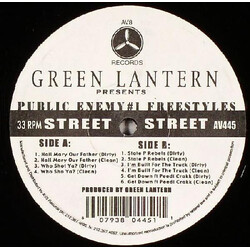 DJ Green Lantern Public Enemy #1 Freestyles USED VINYL 12INCH