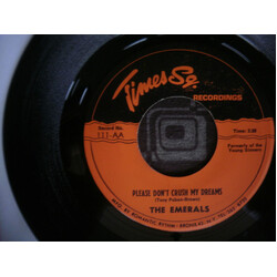 The Emerals Please Don't Crush My Dreams USED VINYL 7INCH 45 RPM REISSUE