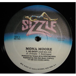 Mona Moore (2) No Body Vinyl 12" USED