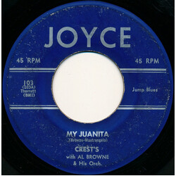 The Crests / Al Browne And His Orchestra My Juanita / Sweetest One USED VINYL 7INCH 45 RPM SINGLE REISSUE
