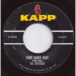 The Emotions (5) Come Dance Baby / Echo USED VINYL 7INCH 45 RPM