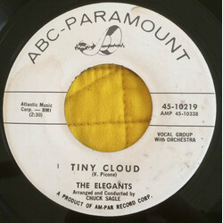 The Elegants Tiny Cloud / I've Seen Everything USED VINYL 7INCH 45 RPM PROMO