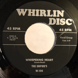 The Empires (3) Whispering Heart USED VINYL 7INCH 45 RPM SINGLE