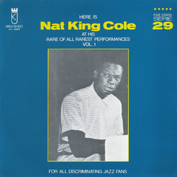 Nat King Cole At His Rare Of All Rarest Performance Vol. 1 Vinyl LP USED