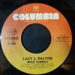 Lacy J. Dalton Wild Turkey / Everybody Makes Mistakes USED VINYL 7INCH 45 RPM STYRENE STEREO