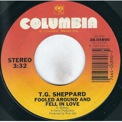 T.G. Sheppard Fooled Around And Fell In Love USED VINYL 7INCH 45 RPM SINGLE STYRENE