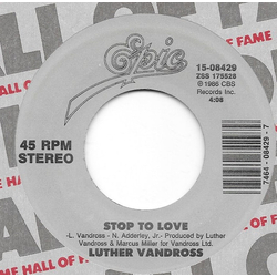 Luther Vandross Stop To Love / So Amazing Vinyl 7" USED