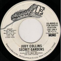Judy Collins Secret Gardens USED VINYL 7INCH 45 RPM PROMO STEREO MONO