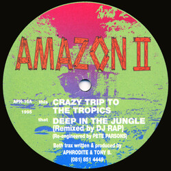 Amazon II Crazy Trip To The Tropics / Deep In The Jungle (Remix) USED VINYL 12INCH 33 S RPM
