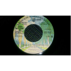 Hank Williams Jr. You Love The Thunder USED VINYL 7INCH 45 RPM SINGLE PROMO