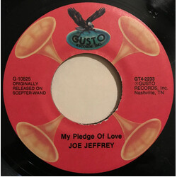 Joe Jeffrey My Pledge Of Love / My Baby Loves Lovin' USED VINYL 7INCH 45 RPM SINGLE REPRESS