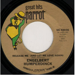 Engelbert Humperdinck Release Me (And Let Me Love Again) USED VINYL 7INCH 45 RPM SINGLE REISSUE STYRENE