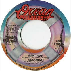 Ullanda McCullough Want Ads / Around And Around USED VINYL 7INCH