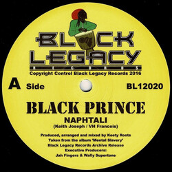 Naph-tali Black Prince USED VINYL 12INCH 45 RPM SINGLE REISSUE