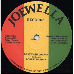 Robert Mystick Beat Them Oh Jah USED VINYL 12INCH 45 RPM