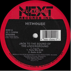 Hithouse Jack To The Sound Of The Underground USED VINYL 12INCH 33 S RPM