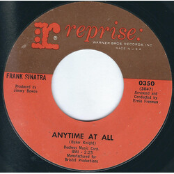 Frank Sinatra Anytime At All USED VINYL 7INCH SINGLE STYRENE