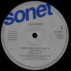 Lili & Sussie Something In Your Eyes USED VINYL 12INCH