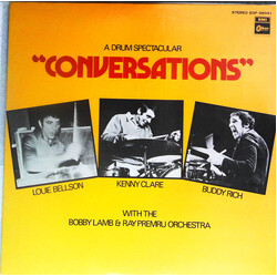Buddy Rich / Louis Bellson / Kenny Clare / Bobby Lamb - Ray Premru Orchestra Conversations  - A Drum Spectacular Vinyl LP USED