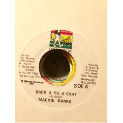 Mackie Ranks Back A Yu A Chat USED VINYL 7INCH 45 RPM