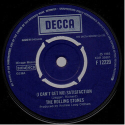 The Rolling Stones (I Can't Get No) Satisfaction USED VINYL 7INCH 45 RPM SINGLE REPRESS