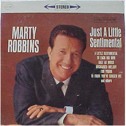 Marty Robbins Just A Little Sentimental Vinyl LP USED