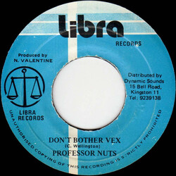 Professor Nuts Don't Bother Vex USED VINYL 7INCH 45 RPM