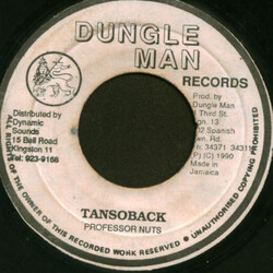 Professor Nuts Tansoback USED VINYL 7INCH 45 RPM
