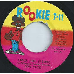 Don Yute Girls Hot (Remix) USED VINYL 7INCH 45 RPM
