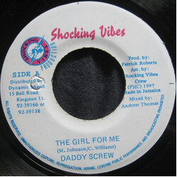 Daddy Screw / Shad Du The Girl For Me / Red Label Vinyl 7" USED
