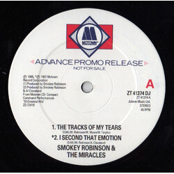 The Miracles The Tracks Of My Tears USED VINYL 12INCH PROMO