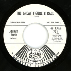 Johnny Bond The Great Figure 8 Race / Saidie Was A Lady USED VINYL 7INCH 45 RPM SINGLE PROMO