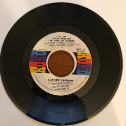 Luther Ingram I'll Be Your Shelter (In Time Of Storm) / I Can't Stop USED VINYL 7INCH SINGLE STYRENE MONO