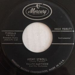 Ralph Marterie And His Orchestra Night Stroll USED VINYL 7INCH 45 RPM SINGLE