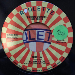 Tommy Roe Sheila / Sweet Pea USED VINYL 7INCH 45 RPM REISSUE